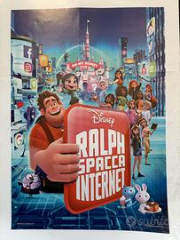 Poster Locandina Film Ralph Spacca Internet Disney