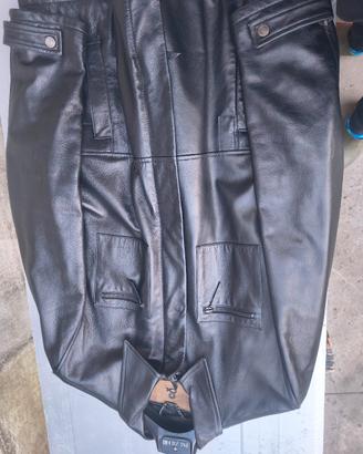 giacca pelle dolce gabbana