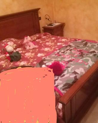 Stanza da letto in arte povera 