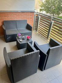 Set salotto da giardino/balcone/terrazzo