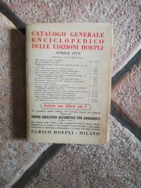 Catalogo Generale Enciclopedico edizioni Hoepli
