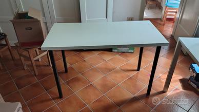 Tavolo IKEA LINNMON+ADILS bianco