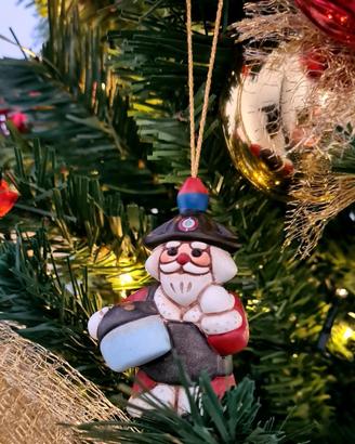 Statuina Thun Babbo Natale Carabiniere GIS