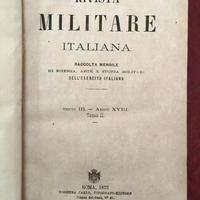 1873 RIVISTA MILITARE ITALIANA  RISORGIMENTO