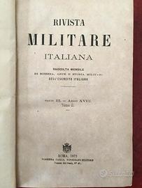 1873 RIVISTA MILITARE ITALIANA  RISORGIMENTO