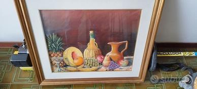 Opera su tela ad olio firmata davanti e sul retro