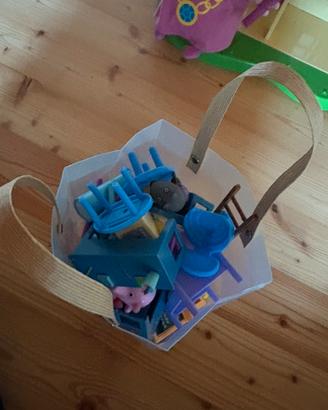 Casa peppa pig e peluche peppa
