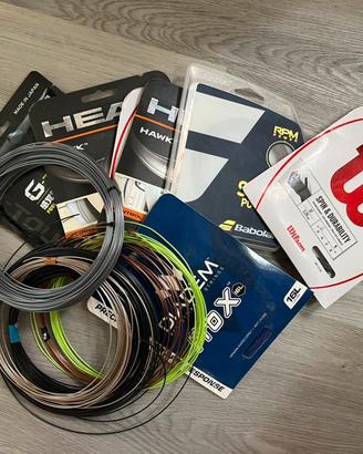 Corde da tennis set 12 metri