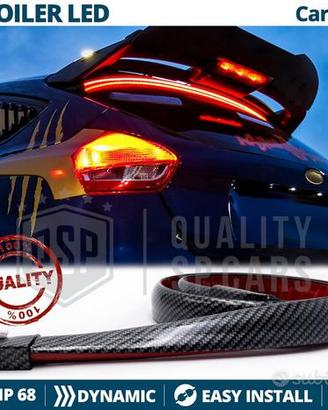 SPOILER Posteriore LED per FORD Fibra di CARBONIO