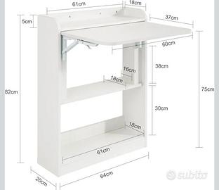 Scrivania richiudibile