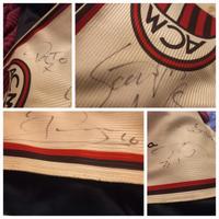 sciarpa Milan 2008 2009 autografata