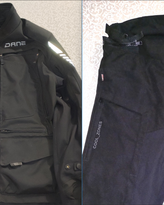 Completo moto DANE gore-tex nero taglia 54