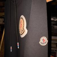 Felpa/Maglia Nera Moncler Custom “Snow Angels"