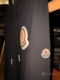 Felpa/Maglia Nera Moncler Custom “Snow Angels"