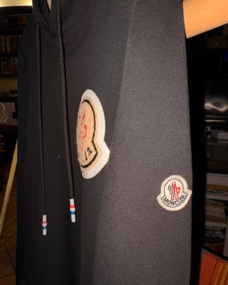 Felpa/Maglia Nera Moncler Custom “Snow Angels"