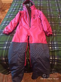 tuta sci 8 anni e dopo sci 34