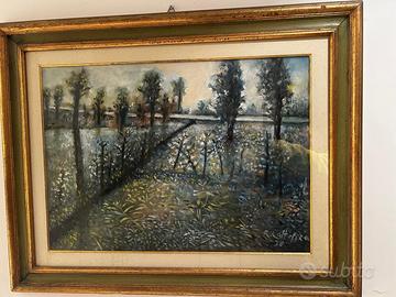 Quadro dipinto di Raffaele Cattolica  82x75 cm