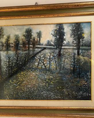 Quadro dipinto di Raffaele Cattolica  82x75 cm