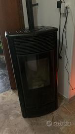 stufa a pellet, piccolo difetto estetico