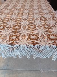 Copritavolo pizzo uncinetto rettangolare 