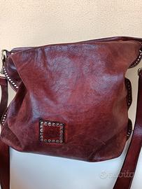 Borsa Campomaggi pelle color cognac