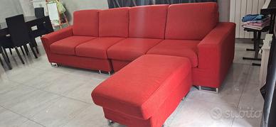 Divano 3mt rosso