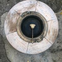 Antico braciere in legno + conca in rame