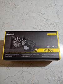 Dissipatore a liquido Corsair h110i 280mm nero
