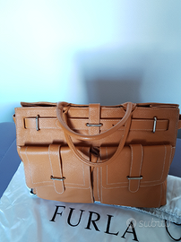 Borsa pelle Furla color cuoio