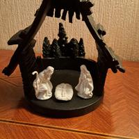 Piccolo presepe nero/bianco