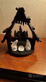 Piccolo presepe nero/bianco
