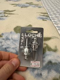 Strap Locks tracolla chrome per chitarra/basso