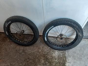 Ruote complete fantic fat integra senza cassetta