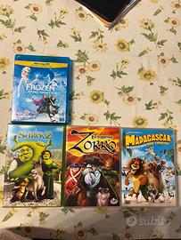 4 DVD CARTONI ANIMATI
