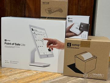 Kit cassa SumUp POS lite NUOVO+stampante +POS+scan