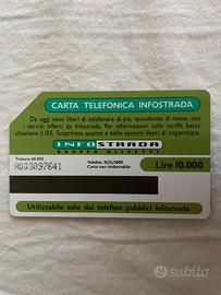 Scheda Telefonica Infostrada – Gruppo Olivetti