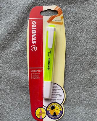 Evidenziatore Stabilo “Swing Cool” Giallo Fluo