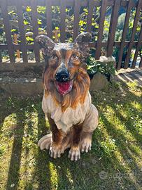 Cane in ceramica grandezza naturale