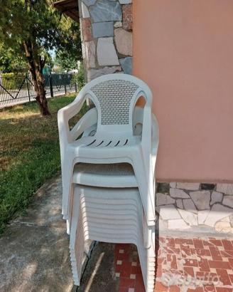 13 SEDIE GIARDINO