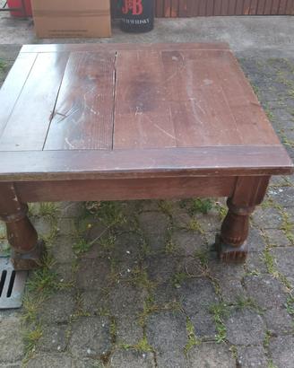 Tavolino basso da salotto in legno 