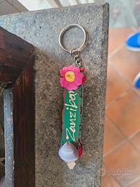 Portachiavi souvenir artigianale di Zanzibar 