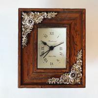 Orologio da tavolo in legno anticato