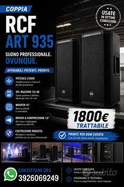 RCF ART 935-a COPPIA DIFFUSORI 2100w