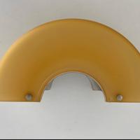 Lampada applique color senape di Murano Due