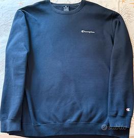 Champion felpa blu scuro praticamente nuova 4xl