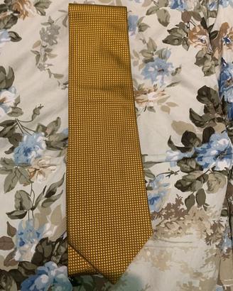 Cravatta Oro Andrew's Ties Made in Italy Usata