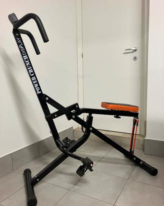 Power crunch display attrezzo da palestra
