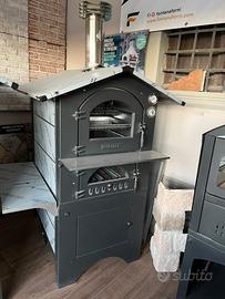 Forno Gusto con carrello inox - Fontana Forni