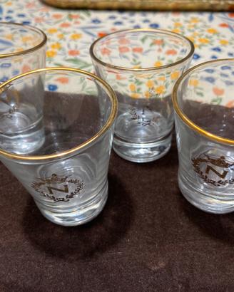 Bicchierini da liquore N vintage originali