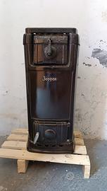 Stufa a legna in ghisa antica – vintage originale